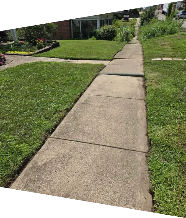 Uneven Sidewalk Walkway